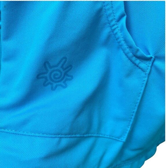 UVSKINZ Hoodie Plus Size 4XL Turquoise Blue Beach Sports Sun Coverup - Picture 8 of 12